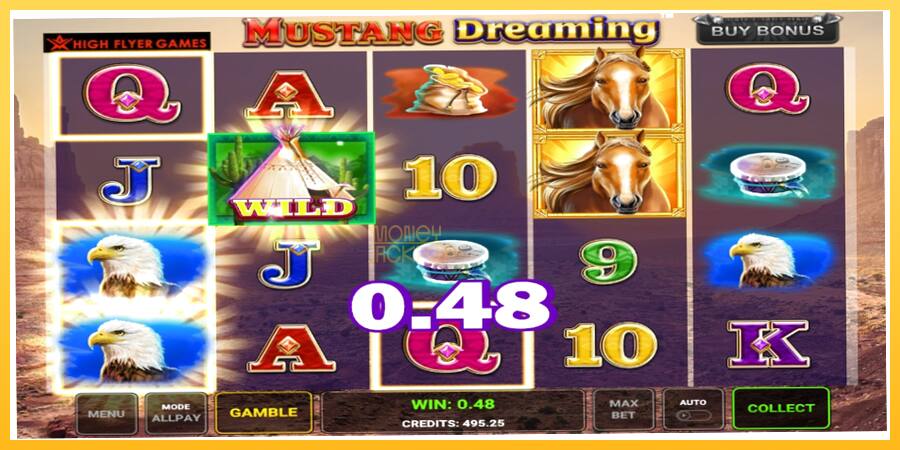 Игровой аппарат Mustang Dreaming - игра на реальные деньги, картинка 3