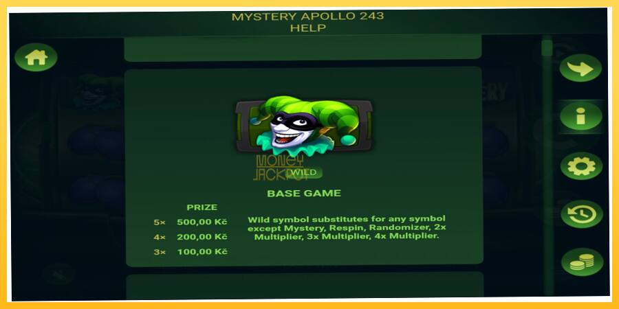 Игровой аппарат Mystery Apollo 243 - игра на реальные деньги, картинка 3