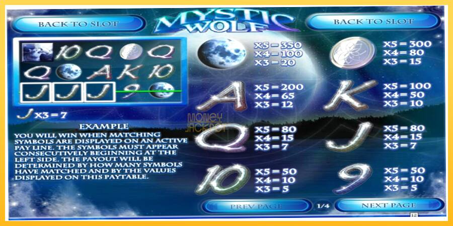 Игровой аппарат Mystic Wolf - игра на реальные деньги, картинка 4