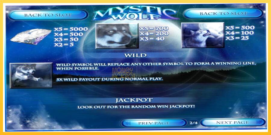 Игровой аппарат Mystic Wolf - игра на реальные деньги, картинка 5