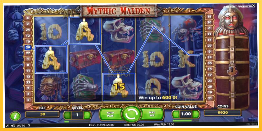 Игровой аппарат Mythic Maiden - игра на реальные деньги, картинка 3