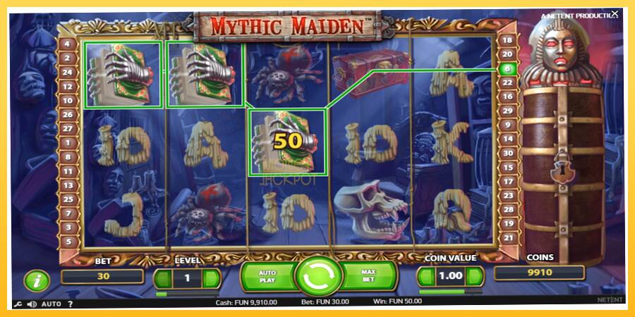 Игровой аппарат Mythic Maiden - игра на реальные деньги, картинка 4