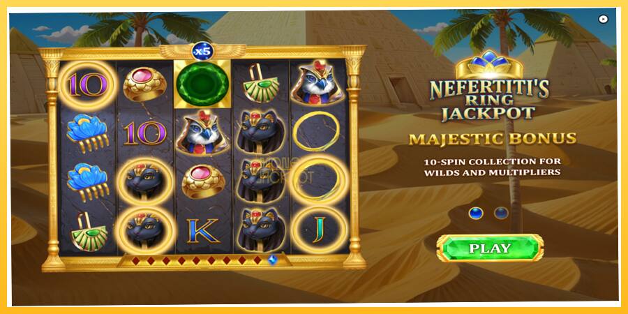 Игровой аппарат Nefertitis Ring Jackpot - игра на реальные деньги, картинка 1