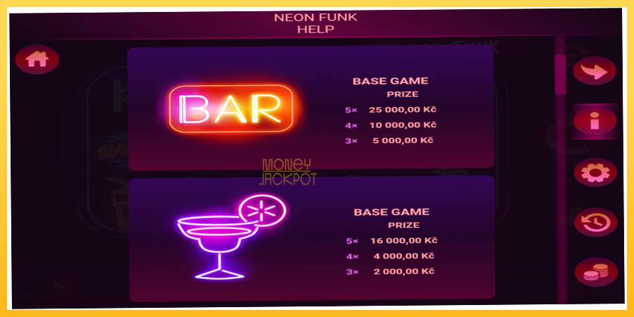 Игровой аппарат Neon Funk - игра на реальные деньги, картинка 3