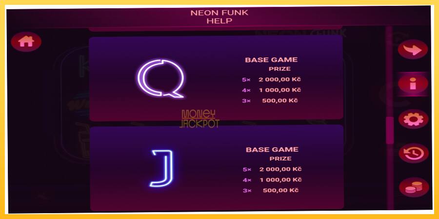 Игровой аппарат Neon Funk - игра на реальные деньги, картинка 5