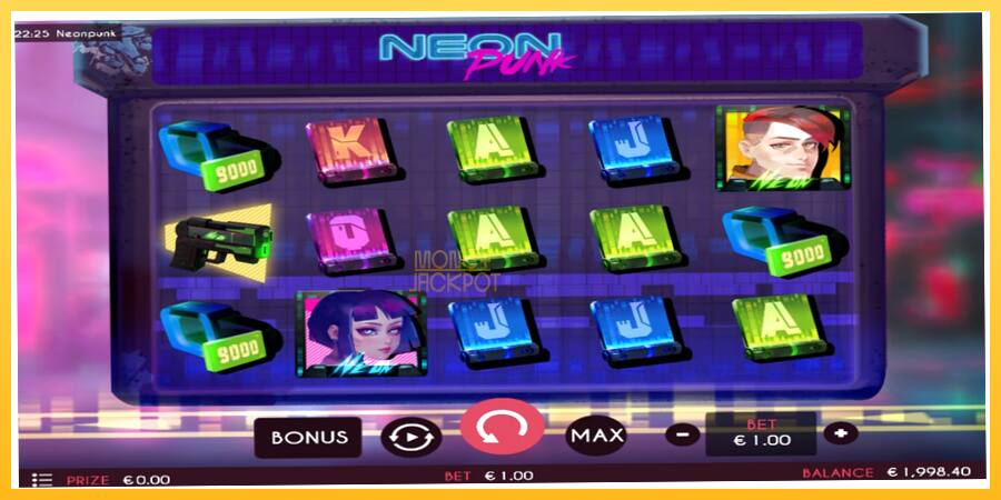 Игровой аппарат Neon Punk - игра на реальные деньги, картинка 2