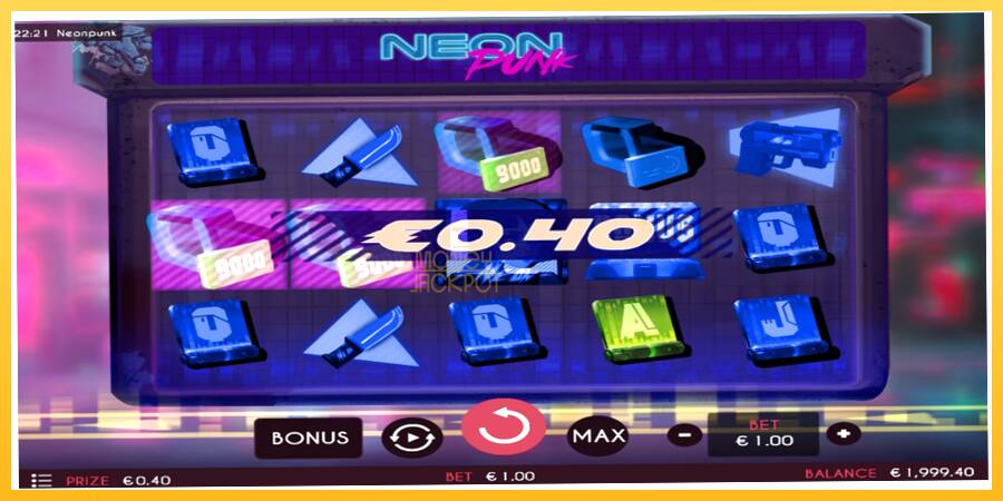 Игровой аппарат Neon Punk - игра на реальные деньги, картинка 3