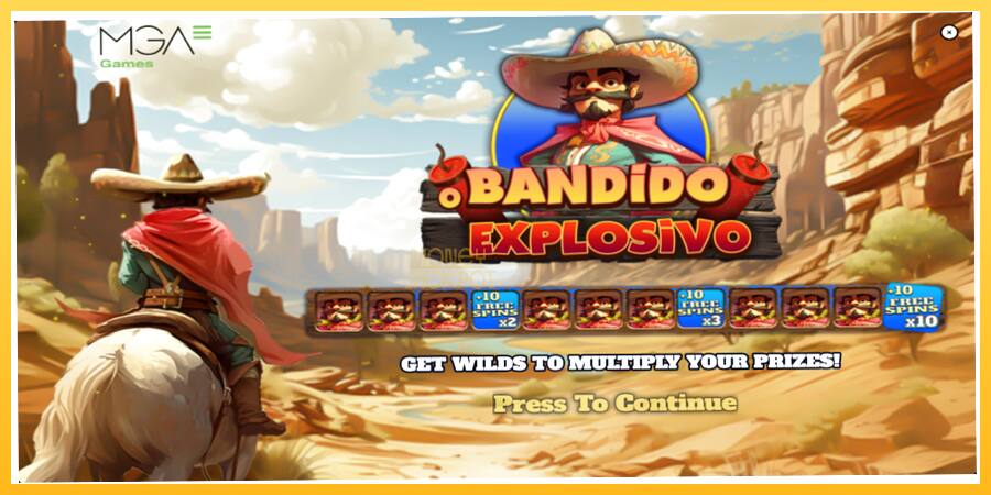 Игровой аппарат O Bandido Explosivo - игра на реальные деньги, картинка 1