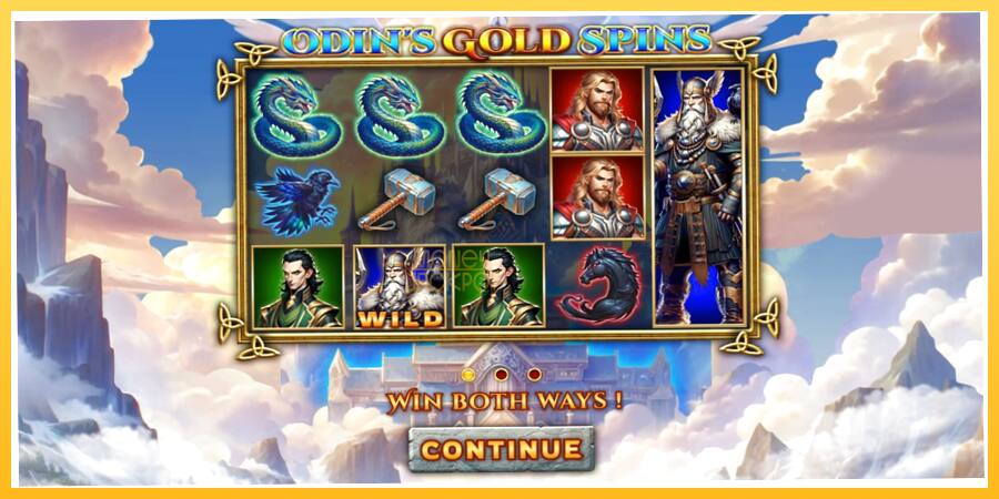 Игровой аппарат Odins Gold Spins - игра на реальные деньги, картинка 1