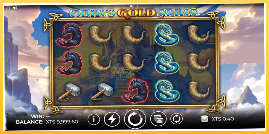 Игровой аппарат Odins Gold Spins - игра на реальные деньги, картинка 2