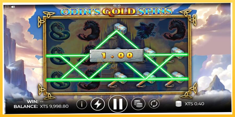 Игровой аппарат Odins Gold Spins - игра на реальные деньги, картинка 3