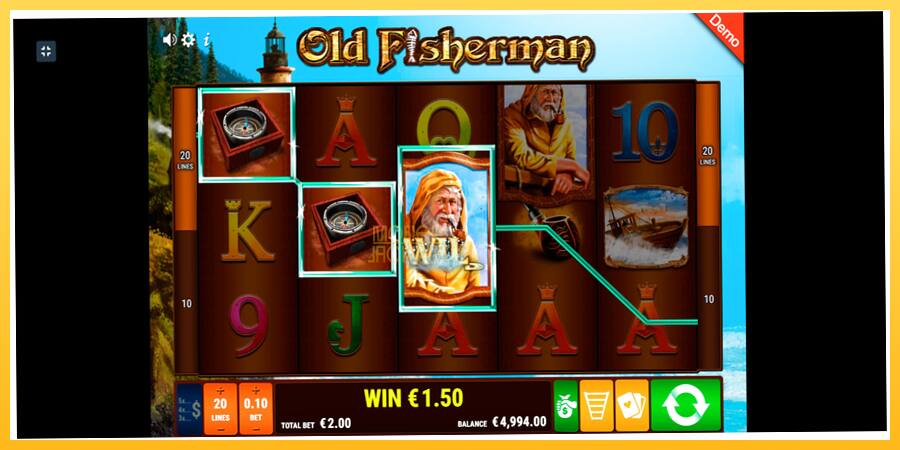 Игровой аппарат Old Fisherman - игра на реальные деньги, картинка 2