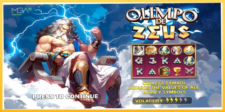 Игровой аппарат Olimpo de Zeus - игра на реальные деньги, картинка 1