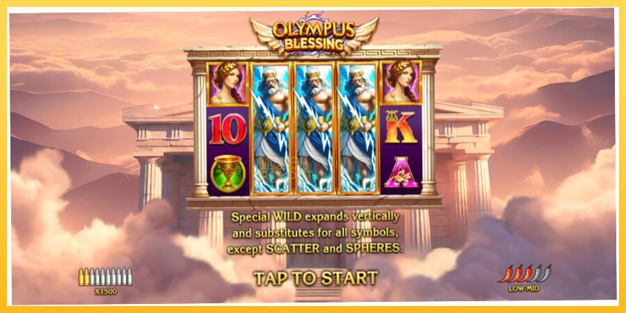 Игровой аппарат Olympus Blessing - игра на реальные деньги, картинка 1