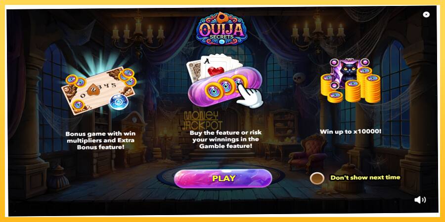 Игровой аппарат Ouija Secrets - игра на реальные деньги, картинка 1