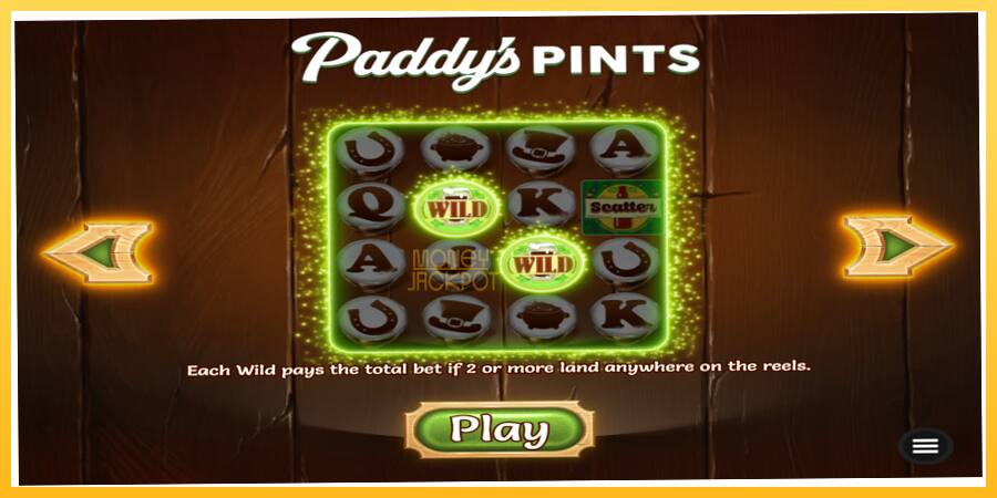 Игровой аппарат Paddys Pints - игра на реальные деньги, картинка 1