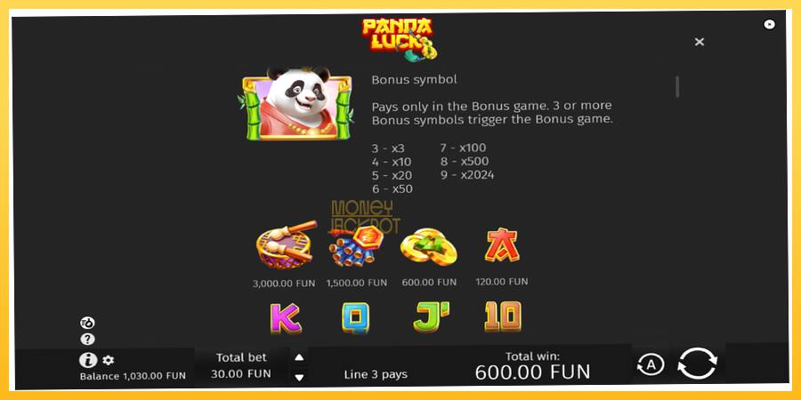 Игровой аппарат Panda Luck - игра на реальные деньги, картинка 5