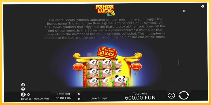 Игровой аппарат Panda Luck - игра на реальные деньги, картинка 6