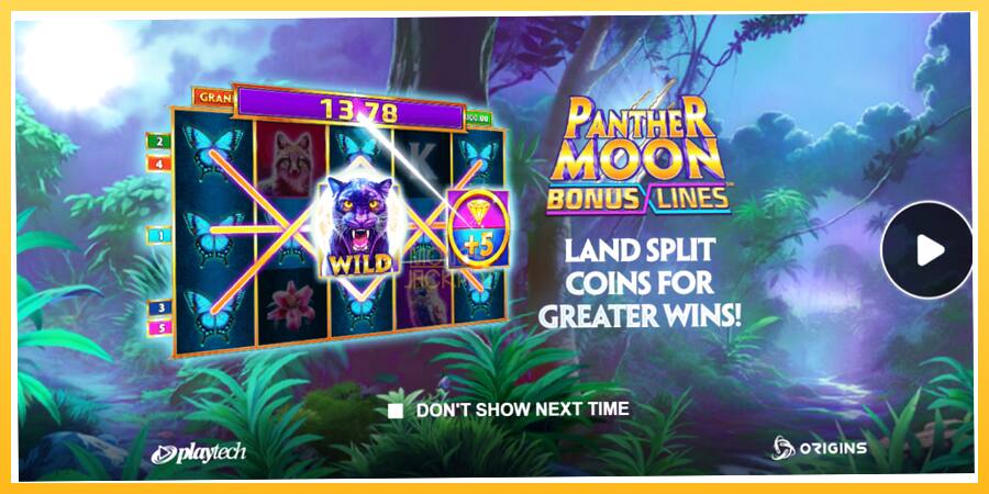 Игровой аппарат Panther Moon: Bonus Lines - игра на реальные деньги, картинка 1