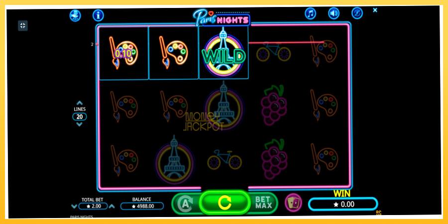 Игровой аппарат Paris Nights - игра на реальные деньги, картинка 2