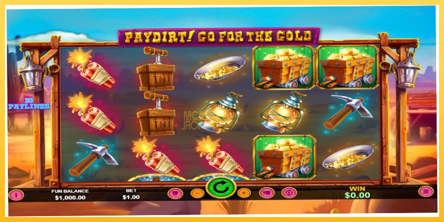 Игровой аппарат Paydirt! Go for the Gold - игра на реальные деньги, картинка 1