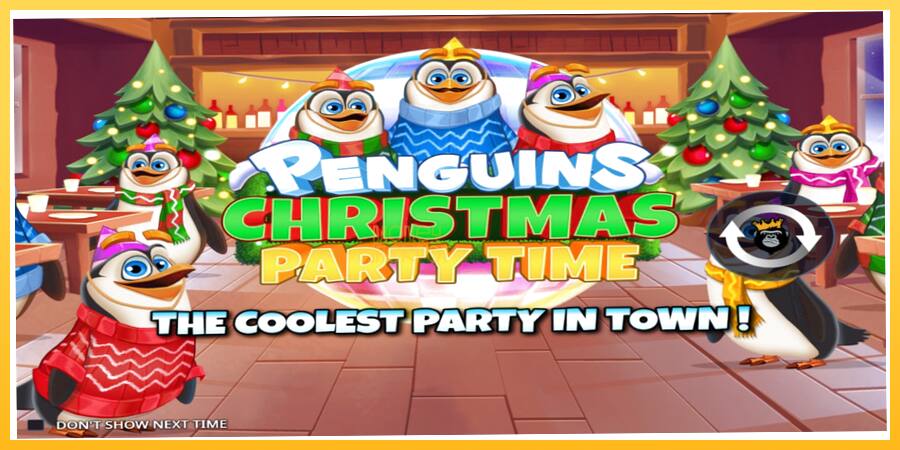 Игровой аппарат Penguins Christmas Party Time - игра на реальные деньги, картинка 1