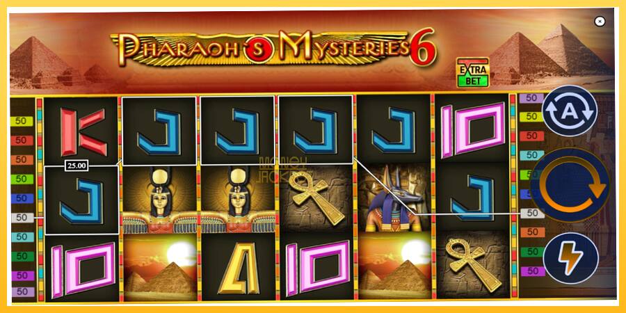 Игровой аппарат Pharaons Mysteries 6 - игра на реальные деньги, картинка 4