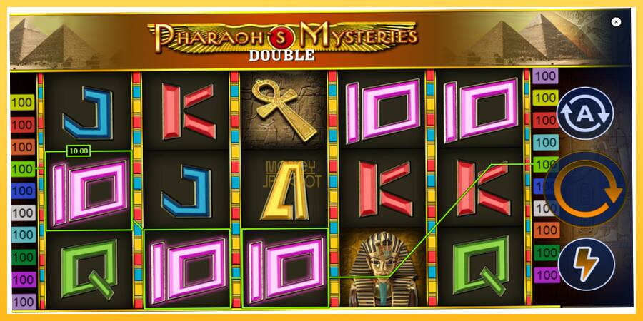 Игровой аппарат Pharaons Mysteries Double - игра на реальные деньги, картинка 3