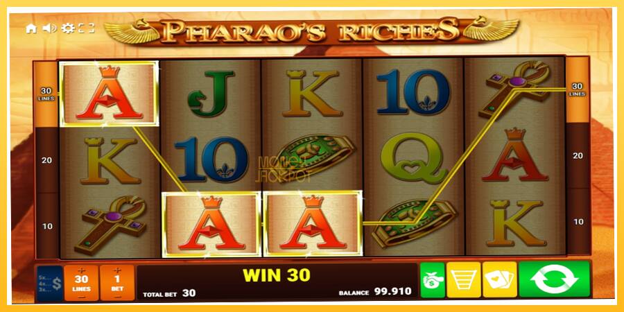 Игровой аппарат Pharaos Riches - игра на реальные деньги, картинка 2