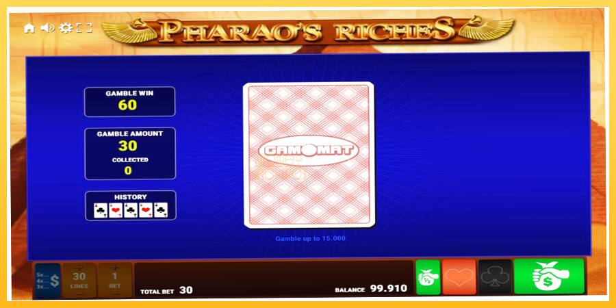 Игровой аппарат Pharaos Riches - игра на реальные деньги, картинка 4