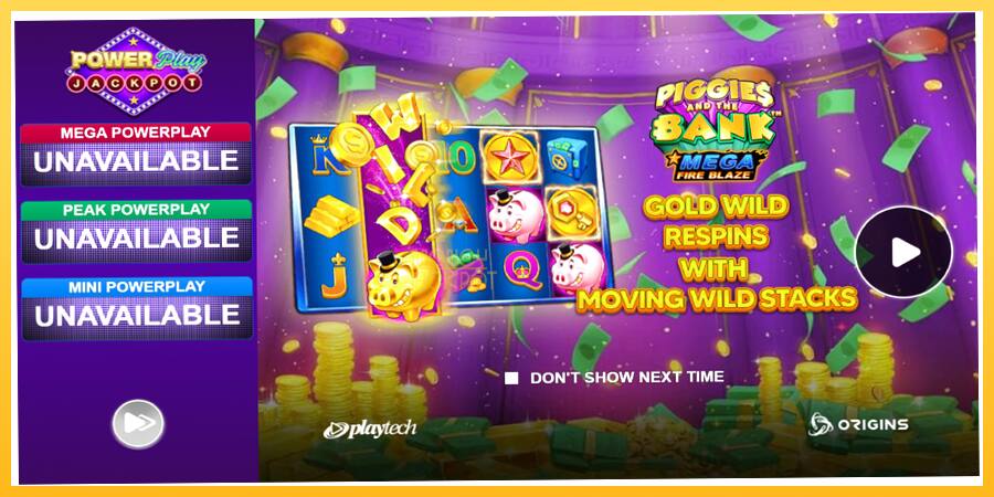 Игровой аппарат Piggies and the Bank PowerPlay Jackpot - игра на реальные деньги, картинка 1