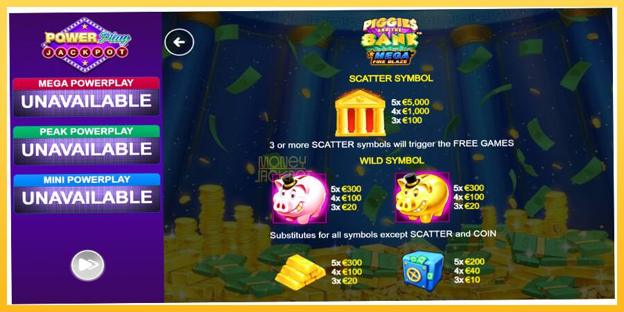 Игровой аппарат Piggies and the Bank PowerPlay Jackpot - игра на реальные деньги, картинка 5