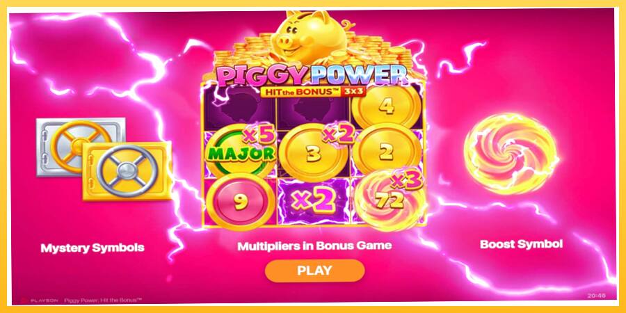 Игровой аппарат Piggy Power - игра на реальные деньги, картинка 1