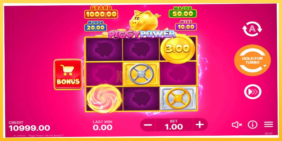 Игровой аппарат Piggy Power - игра на реальные деньги, картинка 2