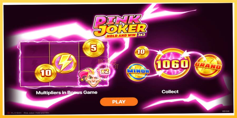 Игровой аппарат Pink Joker - игра на реальные деньги, картинка 1