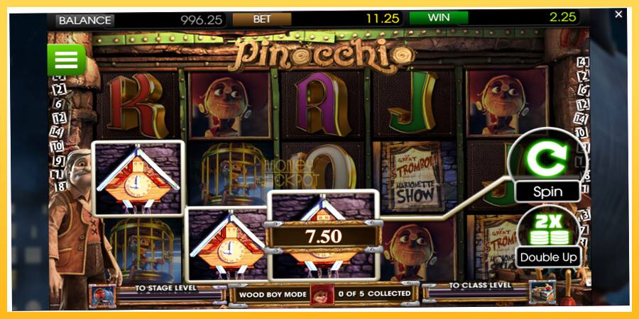 Игровой аппарат Pinocchio - игра на реальные деньги, картинка 2