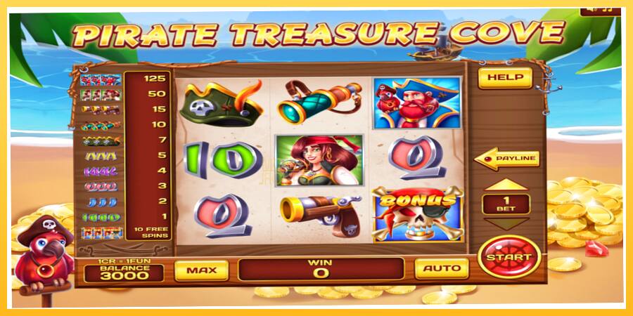 Игровой аппарат Pirate Treasure Cove 3x3 - игра на реальные деньги, картинка 1