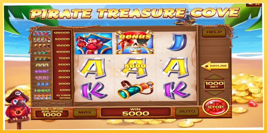 Игровой аппарат Pirate Treasure Cove 3x3 - игра на реальные деньги, картинка 2