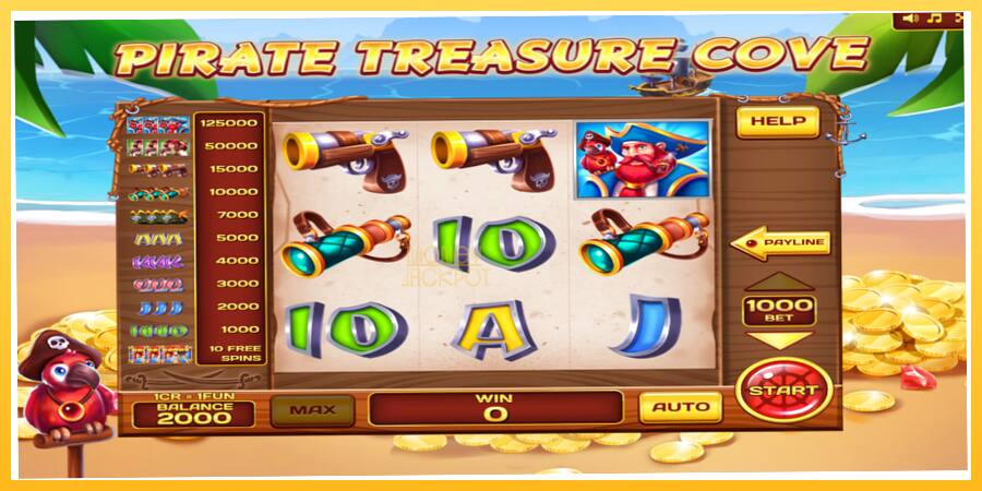 Игровой аппарат Pirate Treasure Cove 3x3 - игра на реальные деньги, картинка 3