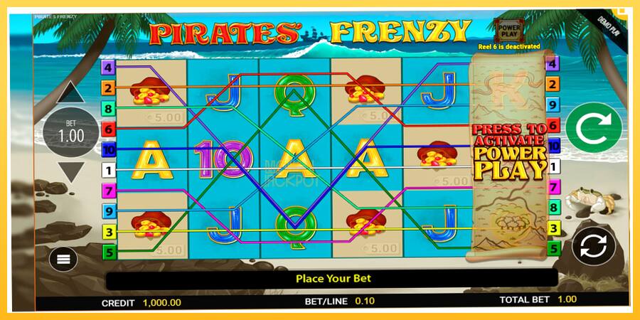 Игровой аппарат Pirates Frenzy - игра на реальные деньги, картинка 1