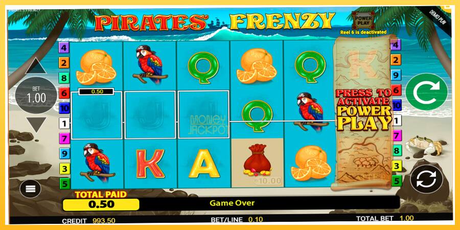 Игровой аппарат Pirates Frenzy - игра на реальные деньги, картинка 2