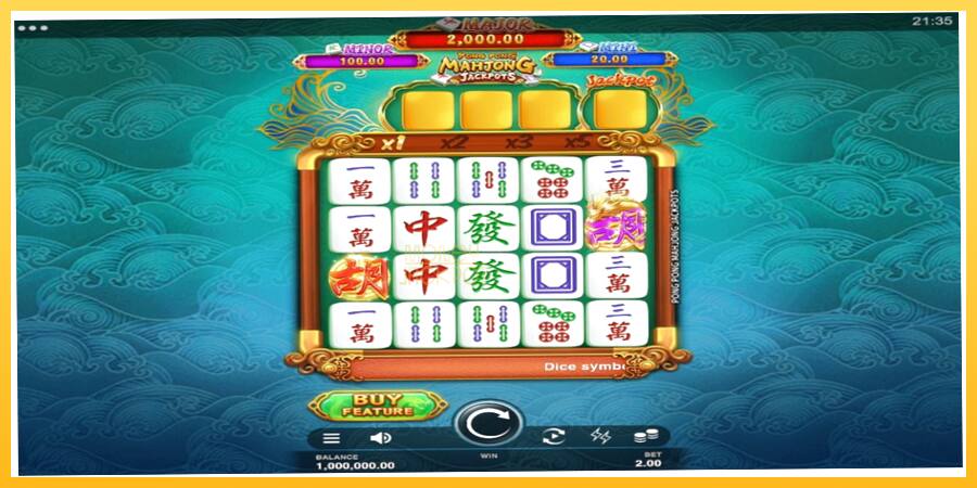 Игровой аппарат Pong Pong Mahjong Jackpots - игра на реальные деньги, картинка 1