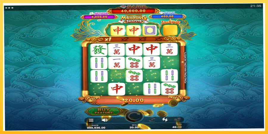 Игровой аппарат Pong Pong Mahjong Jackpots - игра на реальные деньги, картинка 3