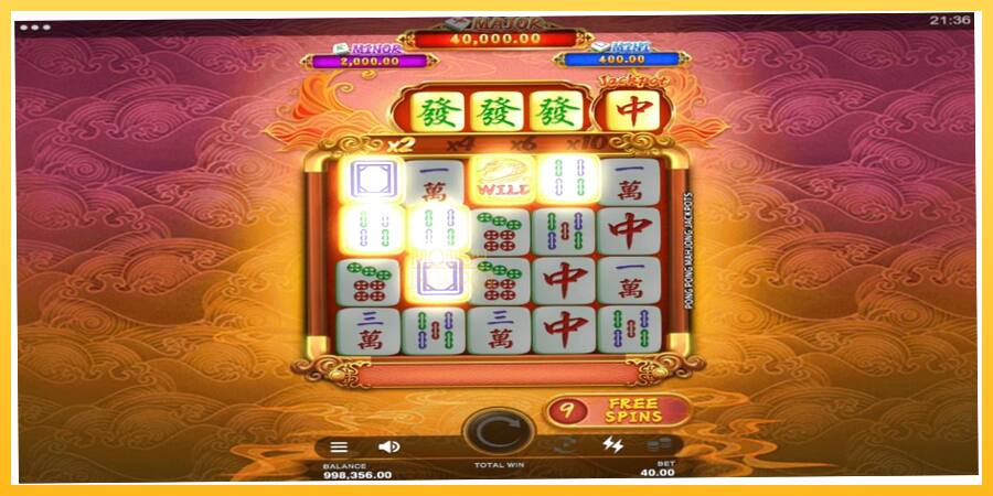 Игровой аппарат Pong Pong Mahjong Jackpots - игра на реальные деньги, картинка 5