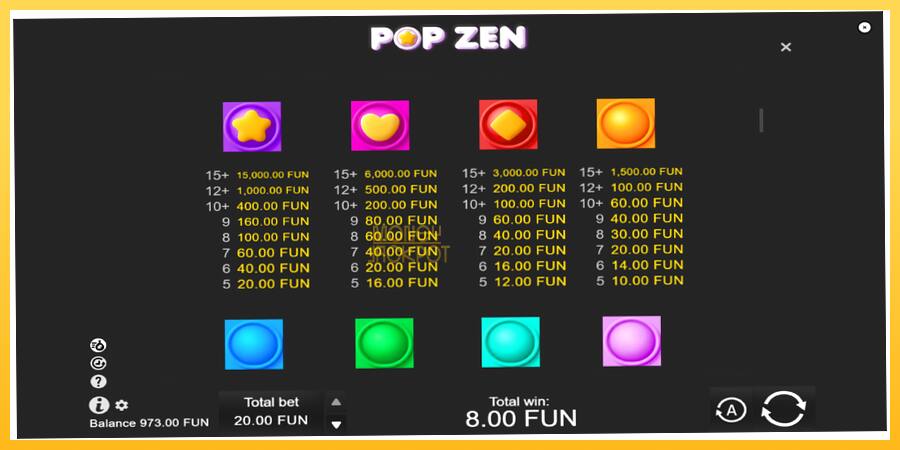 Игровой аппарат Pop Zen - игра на реальные деньги, картинка 6