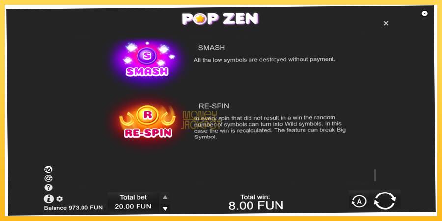 Игровой аппарат Pop Zen - игра на реальные деньги, картинка 7