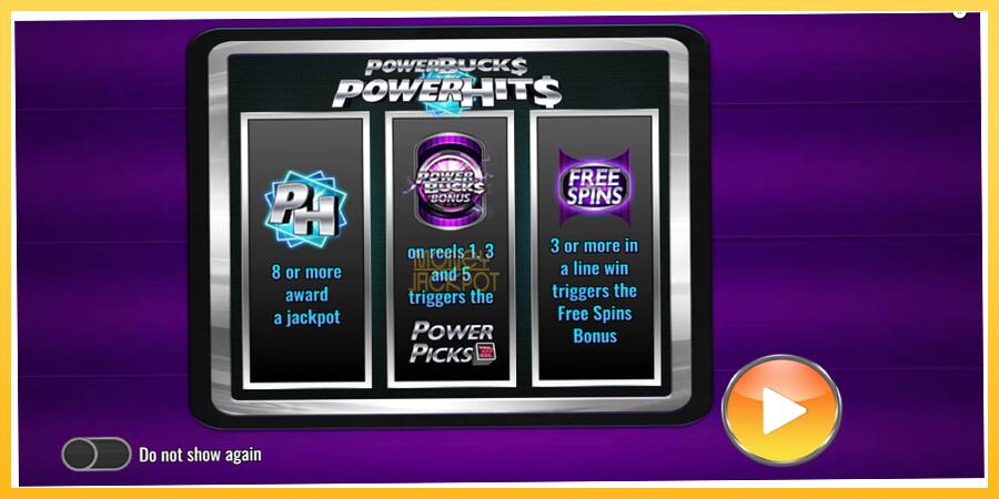 Игровой аппарат PowerBucks PowerHits - игра на реальные деньги, картинка 2