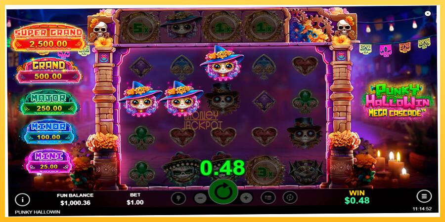 Игровой аппарат Punky HalloWin Mega Cascade - игра на реальные деньги, картинка 4