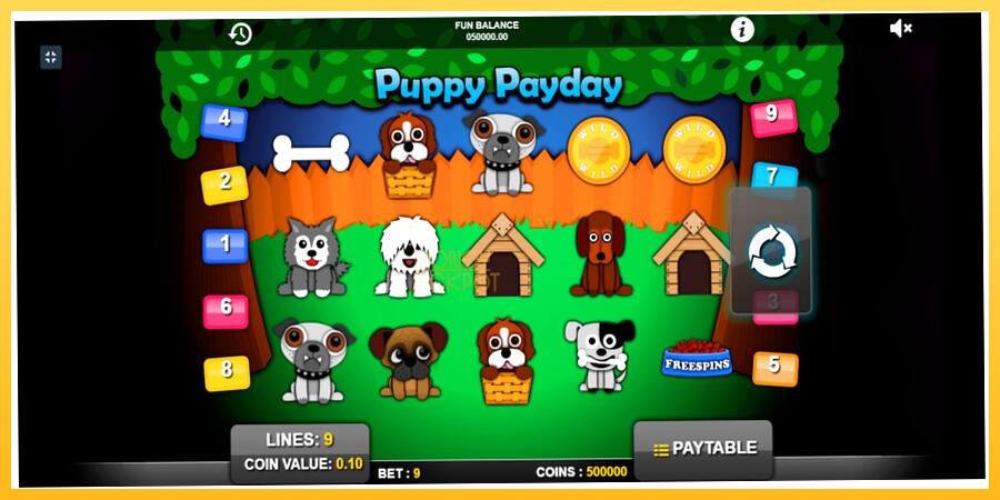 Игровой аппарат Puppy Payday - игра на реальные деньги, картинка 1