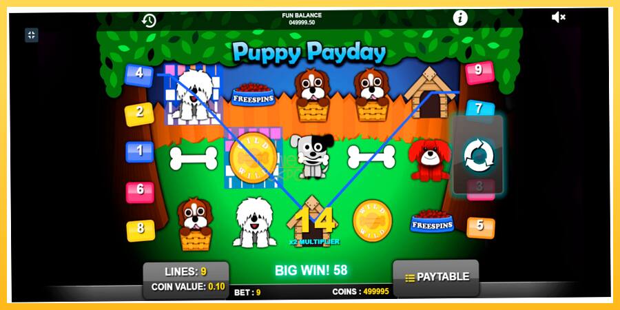 Игровой аппарат Puppy Payday - игра на реальные деньги, картинка 2